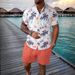 Men's Clothing Leisure Vacation Tropical Print Men's Shirt_viptrois.com