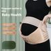 Pregnant women's three piece set of elastic, breathable adjustable waist and uterine support_viptrois.com