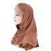 Unisex Milk silk forehead glitter with milk silk scarf hat hat_viptrois.com