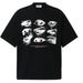 Men's Clothing Eye Print Short Sleeved T Shirt For Men And Women Couples Loose High Street Top Half Sleeved Trendy Brand I_viptrois.com