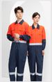 Reflective Work Coverall For Men – Breathable Polyester Mechanic Jumpsuit (S-3XL) – High-Visibility Shipyard & Construction Wear_viptrois.com