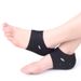 Breathable Heel Socks For Indoor & Outdoor Use - Anti-Slip Comfort Foot Protectors With Soft Cushioning (Black With Red Lining, One Size Fits All)_viptrois.com