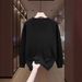 Fleece Sweater Men's And Women's Autumn And Winter Crew Neck Hoodless Loose Long-sleeved Top_viptrois.com