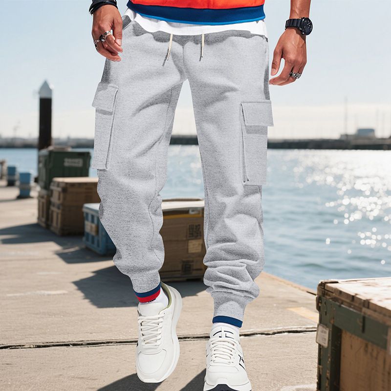 Men's Heavyweight Cargo Overalls – Multi-Pocket Utility Pants, Oversized Streetwear Style, Comfort Fit (S-XXXL_viptrois.com