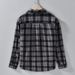 Autumn Men's Brushed Plaid Long Sleeved Shirt Jacket Trendy Casual Loose And Versatile Youth Men's Shirt_viptrois.com