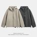 Monochrome Man- Old Money Style Business Woolen Jacket Autumn Winter New Short Wide Silhouette Thickened Warm Commuting Trendy Brand_viptrois.com