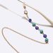 Gold Turquoise Beads Blue Eyes Handmade Mask Chain Anti-Slip Glasses Strap_viptrois.com