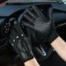 Cycling Gloves Fur Zipper Gloves Plus Velvet Thick Waterproof Windproof Men And Women Warm Gloves Autumn And Winter Cycling Skiing Driving_viptrois.com