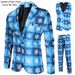 autumn and winter new casual 3D printed suits, vests, trousers suits, 3-piece set 3TZ-XMK39_viptrois.com