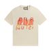 Early spring new animal print internet famous men's and women's OS loose short sleeved T-shirt base shirt_viptrois.com
