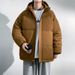 Padded Clothes Men's And Women's Loose Hooded Padded Jackets Thickened Casual Padded Clothes Couple Jackets_viptrois.com