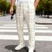"Italian-Style Men's Relaxed Fit Dress Pants – Polyester Business Casual Trousers, Straight Cut (S-XXXL, 5 Neutral Tones, Year-Round Wear)"_viptrois.com