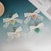New Ballet Lace Lace Bow Handmade Pearl Love Pendant Korean Style Decorative Keychain Bag Ornaments_viptrois.com