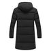 Pure Cross-Border Jacket Men Long Over The Knee Men's Winter Thickened White Duck Down Hooded Coat European And American_viptrois.com