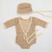 Baby Photography Props Costume Set Hat Bodysuit Photo Props 2pcs Newborn’s Photostudio Props Pilling Resistance Unisex_viptrois.com