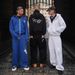 Streetwear Hoodie & Jogger Set - American Hip Hop Style Zip-Up Fleece-Lined Hooded Sweatshirt With Graphic Print, Matching Pants_viptrois.com