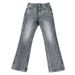 Men's Slim Bootcut Jean Selvedge Denim In Charcoal Black (Vintage Wash, Comfort Stretch, )_viptrois.com