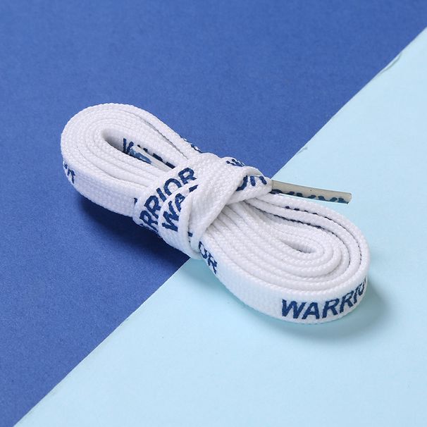 Double sided printed shoelaces for men and women, double layer flat round white shoes, canvas shoes, letters, black and white shoelaces_viptrois.com