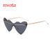 New Frameless Trimmed Love Sunglasses Internet Celebrity Ins Same Street Shooting Sunglasses Cross Border Trend Glasses_viptrois.com