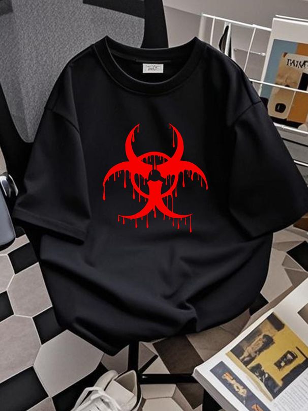 Dripping Biohazard T Shirt Brand New Multiple Sizes And Colors Versatile Comfortable Breathable Fashion Stretched Designer Clothes_viptrois.com