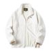 Lamb Fleece Jacket Men's Fleece Jacket Blue Teddy Fleece Men's And Women's Fleece Couple Clothing_viptrois.com