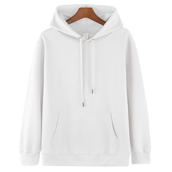 Pure Pure 320g Heavyweight For Men In Stock Wholesale Disan Cotton Comfortable Solid Color Hooded Sweatshirt With Ribbed Cuffs_viptrois.com
