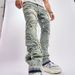 2024 new men's trendy embroidered jeans, fashionable slim fit stretch casual men's jeans_viptrois.com