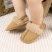Autumn and Winter popular toddler shoes baby shoes 0-1 years old warm shoes cotton shoes casual soft bottom fleece-lined baby shoes furry shoes_viptrois.com