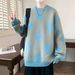 Round Neck For Men, Autumn Winter 2025 New Style, Cool And Casual Base Knitwear, Youth Boys' Sweater Jacket_viptrois.com