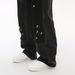Men's Clothing 2025 Autumn New Products Street Fashion Graffiti Splicing Design Straight Loose Jeans_viptrois.com