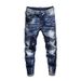 Men's Clothing Fashion Brand New Jeans Men's Loose Style Trendy Slim Fitting Casual Harem Worn Men's Autumn Workwear Pants_viptrois.com