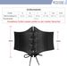 Werforu Tied Cincher Belt, Women's Black Lace-up Corset, Elastic Waist Belt For Halloween Party_viptrois.com