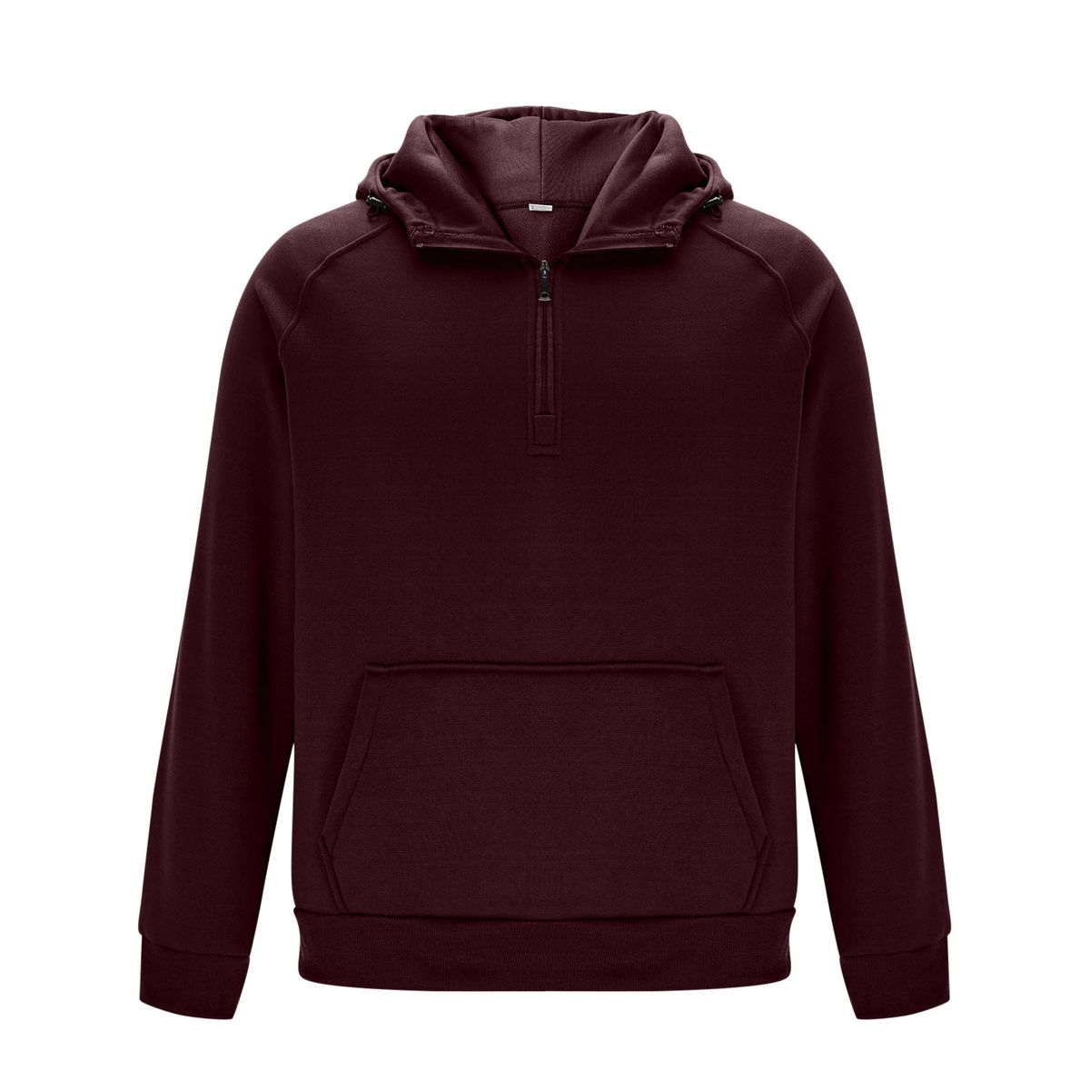 Men's Vintage Pullover Hoodie - Classic American Retro Zip-Up Fleece Sweatshirt With Drawstring Hood (8 Colors, S-XXXL)_viptrois.com