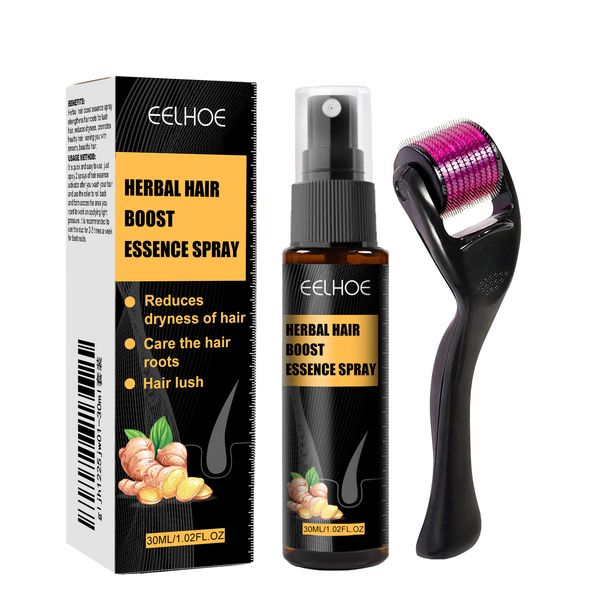 EELHOE Herbal Anti Drop Roller Essential Oil to Prevent Dropping of Dense Hair and Scalp Moisturizing Nutritional Care_viptrois.com