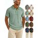 Men's Clothing Summer Men's Casual Shirt Style Solid Color Bamboo Cotton Linen Short Sleeve Top For Formal & Casual For Men_viptrois.com