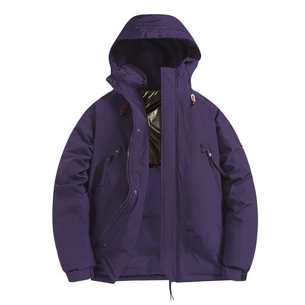 Upgraded Graphene Jacket For Men & Women, Windproof Waterproof Hooded Winter Coat, Thickened Hiking Outdoor Parka_viptrois.com