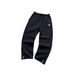 European And American Retro Y2k Street Trend Hip Hop Casual Elastic Waist Zipper Loose Solid Color Sports Casual Pants_viptrois.com