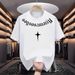 Men's Clothing Summer Mesh Short Sleeved T Shirt Men's Trendy American High Street Half Sleeved T Shirt Top_viptrois.com