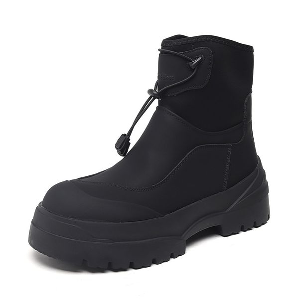Martin Boots Men's High-top Thick-soled Functional Wind Tooling Couple Snow Boots Heightening Outdoor Chelsea Boots_viptrois.com