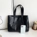 Women’s Bags New Style Korean Style All Match Simple Large Capacity Tote Bag Shoulder Handbag Soft Leather Women's Bag_viptrois.com