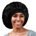 Wide brimmed satin elastic sleeping cap men and women adult beauty hair care cap chemotherapy cap_viptrois.com