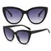 Oversized Cat Eye Sunglasses - Red Frame With UV400 Protection (2025 European-American Fashion, Celebrity Inspired)_viptrois.com