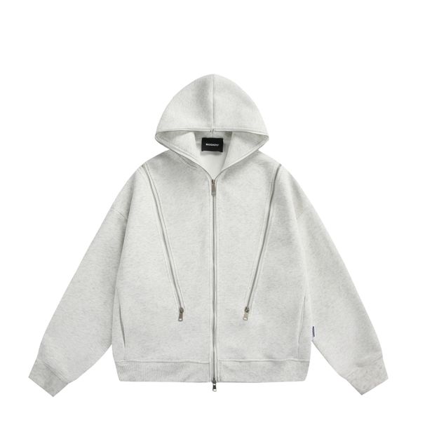 Yi Dao Ancient 2025 Spring New Trendy Brand High Street Zipper Design Sense Cardigan Sweshirt Men's Niche Versile_viptrois.com