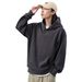 Pure 500g Heavyweight High Grammage For Men, Fleece-Lined, Loose Pullover Hoodie, Customizable Men's Autumn Hoodie_viptrois.com