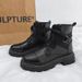 European Warm Series Men's Martin 2025 New Black Leather High-top British Style Motorcycle Work Boots Height Increasing_viptrois.com