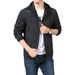 Men's UPF 50+ Sun Protection Hoodie – Lightweight & Breathable Outdoor Jacket For Fishing, Hiking & Summer Travel (Black, Navy, Grey)_viptrois.com