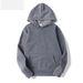 Men's Clothing Solid Color 220g Fabric Hooded Sweatshirt, Unisex Casual Trendy Hoodie, Loose Fit._viptrois.com