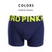 Pulse Condom Boxers Cross-Border Underwear Wholesale 3D Cut Men's Solid Color Boxer Briefs 513_viptrois.com