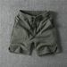 Men's Clothing Casual Heavyweight Heavy Washed Workwear Shorts Trendy Cotton Solid Color Sweatpants Retro Five Point Pants_viptrois.com
