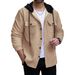 Men's Casual Cardigan Jacket – Lightweight Autumn Outerwear (Black/White/Khaki/Navy, S-XXL)_viptrois.com